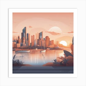 Cityscape 5 Art Print