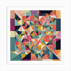 Geometric Shapes 1 Art Print