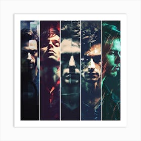 Group Of Men Art Print