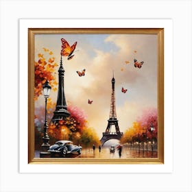 Paris Eiffel Tower 79 Art Print