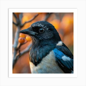 Bird, Autumn, Autumn Art Print