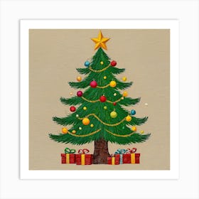 Christmas Tree Art Print