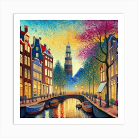 Amsterdam Canal 1 Art Print