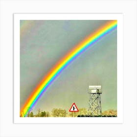 Rainbow Over Scotland Art Print