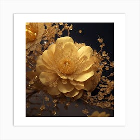 A Frame of Festive Luxury Art Print