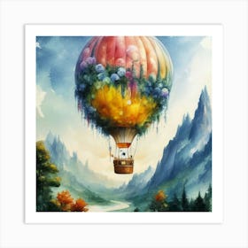 Hot Air Balloon 7 Art Print