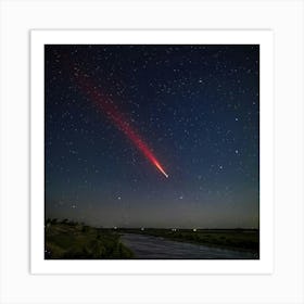 Comet In The Sky Art Print