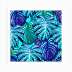 Leaves Tropical Palma Jungle 1 Art Print