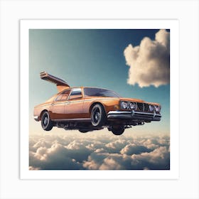 Car In The Sky Art Print