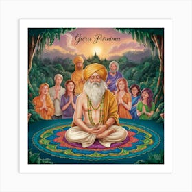 Guru Pranama Art Print