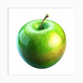 Green Apple 1 Art Print