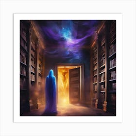 Lights On Halloween Art Print