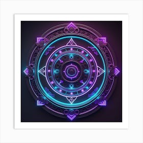 Guiding Neon 1 Art Print