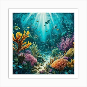 Under The Sea 8 Art Print