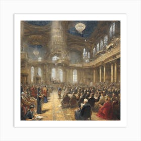 Meeting Of The General Assembly Art Print