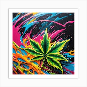 Marijuana Leaf 7 Art Print