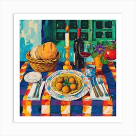 Il Salotto Della Cucina Trattoria Italian Food Kitchen Art Print