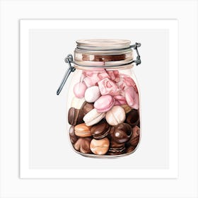 Jar Of Macarons 2 Art Print