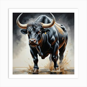 Bull Bull Bull Bull Bull Bull Bull Bull Bull Bull Art Print