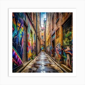 Melbourne Alley Art Print