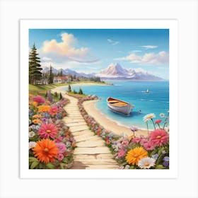 Beautiful sea 1 Art Print