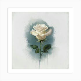 White Rose 2 Art Print