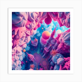 3d Art Art Print