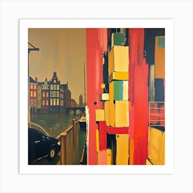 Amsterdam - Street Scene Art Print