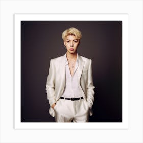 AI BTS RM Art Print