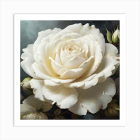 White Rose 1 Art Print