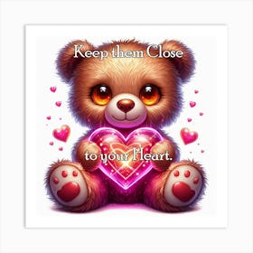 Keep Them Close To Your Heart Art Print