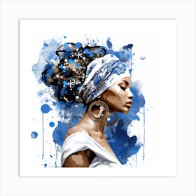 Afro-American Woman 10 Art Print