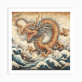 Dragon Storm Art Print