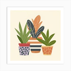 Potted Plants 8 Art Print