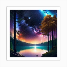 Milky Way 47 Art Print