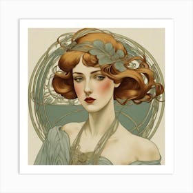 Deco Woman 25 Art Print