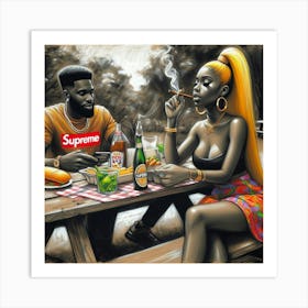 Supreme Couple 23 Art Print