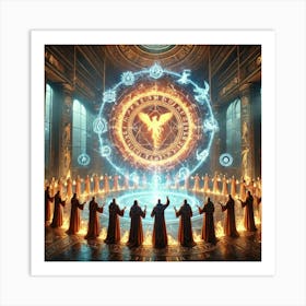 Order Of Ember Ritualistic Powers Converted Art Print