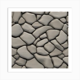 Textured Stone Wall Art Print