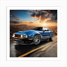 Ford Mustang Gt Art Print