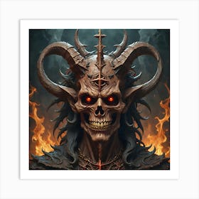 Infernal Overlord Art Print