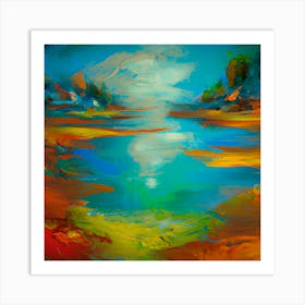 Expression Of Beauty Art Print