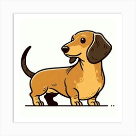 Dachshund Art Print