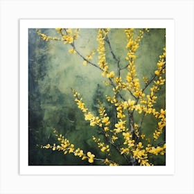 Forsythia 1 Art Print