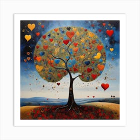 Tree Of Love Art Print