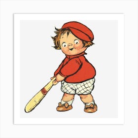 Cricket Girl 1 Art Print