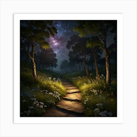 Path To The Forest 1 Art Print