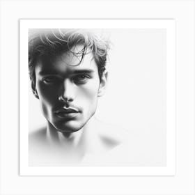 Portrait Of A Young Man 1 Art Print