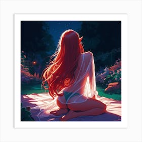 Beautiful Elf Art Print