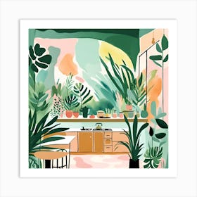 Kitchen Jungle Dreams 09 Art Print